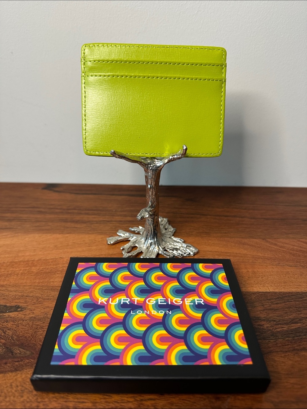 Kurt Geiger London Bond Leather Card Holder - Picture 5 of 9